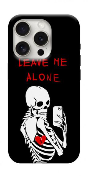 Чохол з картинкою Leave me alone для Apple iPhone 16 Pro Max (6.9")