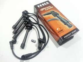 Дроти запалювання Tiggo, TESLA (T313B) силікон, довгі ковпачки (SMW338624)