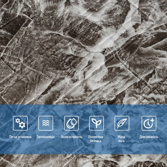 Самоклеюча декоративна 3D панель Камінь сіра рвана цегла700х770х3мм (158) SW-00000487 | Зображення 3