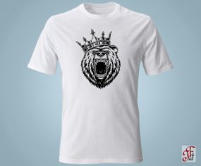 Жіноча футболка з принтом Wild bear King L