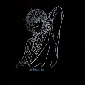 Акриловий світильник-нічник Аято Юрі білий tty-n000250