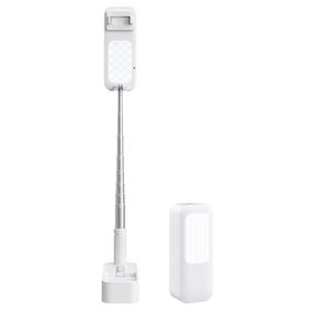 Подставка-держатель настольный USAMS US-ZB209 Multifunctional Live Show Foldable with lamp White