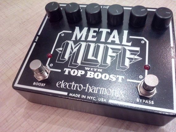 Гитарная педаль эффектов дисторшин Electro-Harmonix Metal Muff для електрогитари электрогитары | Зображення 5