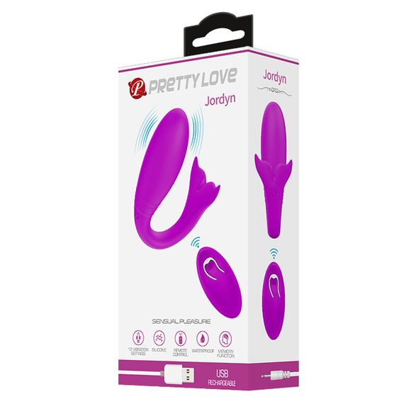 Вібратор - Pretty Love Jordyn Stimulator Purple | Зображення 7