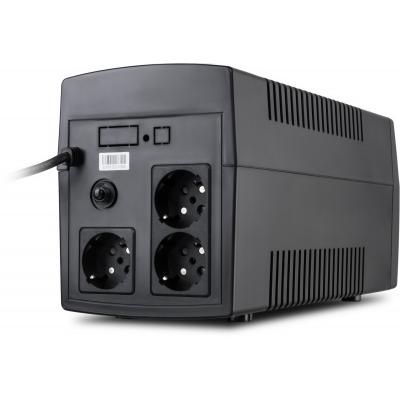 Пристрій безперебійного живлення Vinga LED 1500VA plastic case (VPE-1500P) | Зображення 2