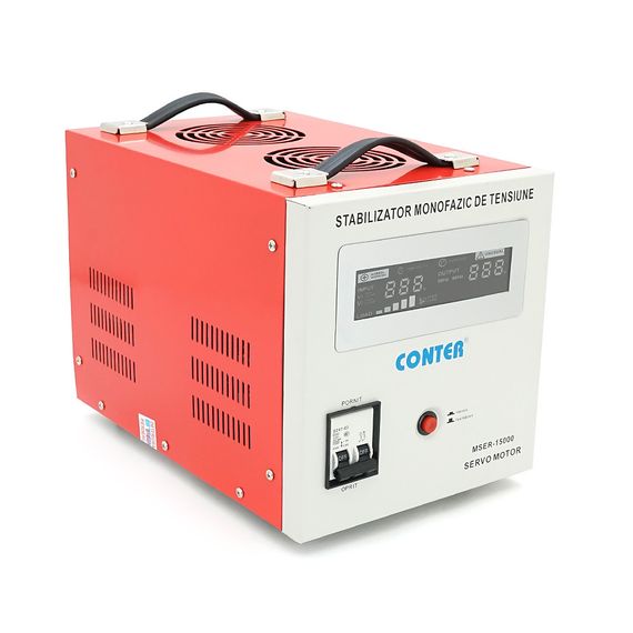 Стабілізатор напруги Conter MSER 15000 VA-V2/12000W однофазний, монтажу підлоги