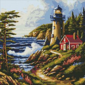 Алмазная мозаика "Морской бриз" AMO7817 40х40см