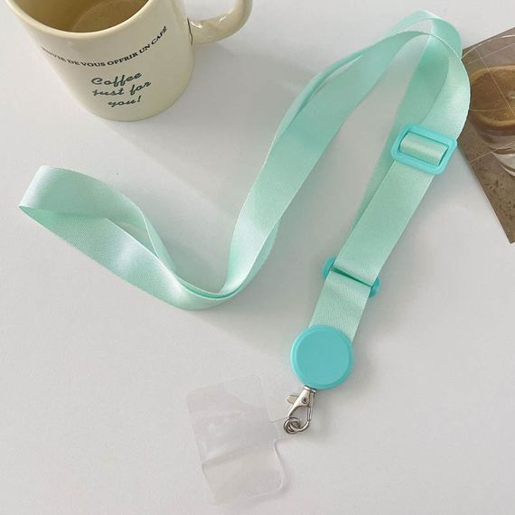 Шнурок для телефона (широкий) 150см Marine Green | Зображення 1