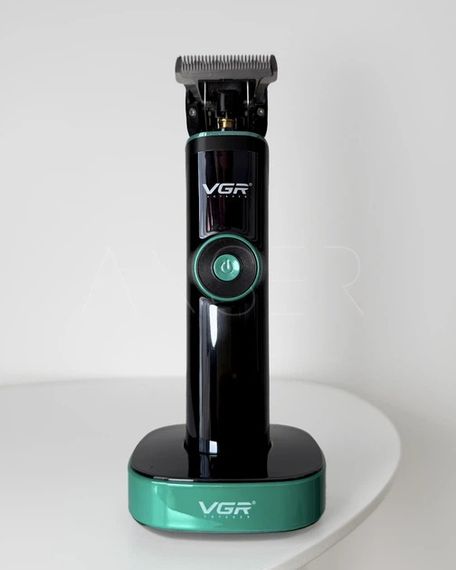 Набір для стрижки VGR 4 в 1 V-634 GREEN, 4 насадки, LED Display (47862- V-634_706) | Зображення 5