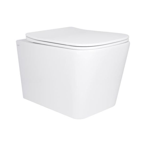 Унитаз подвесной Qtap Tern Ultra Quiet безободковый с сиденьем Soft-close WHITE QT17332303AW