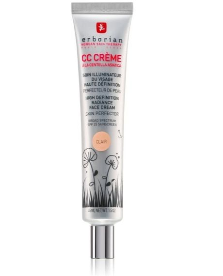 Освітлюючий крем для рівномірного тону SPF25 Erborian CC Crème Centella Asiatica - Clair (45 ml)