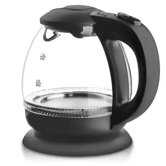 Скляний електрочайник Domotec MS-7910 1л 1650 Вт з LED підсвічуванням LD-41