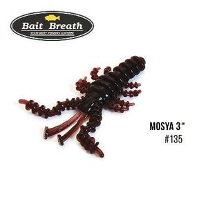 Силиконовая приманка, Съедобный силикон Bait Breath U30 Mosya 3" (6шт.) (135 Cola Color)