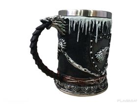 Кружка Чашка Бокал Игра Престолов Зима Близко Winter is Coming Stark Game Of Thrones 3D...