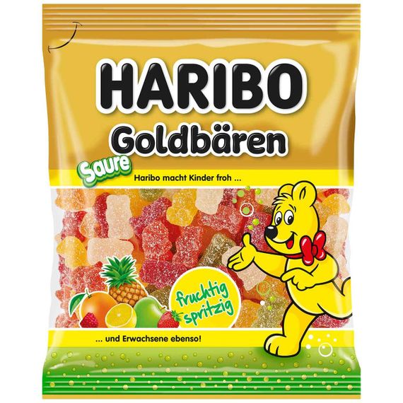 Цукерки желейні з соком Haribo GoldBaren Saft, 160 г, жувальні цукерки Харібо, ведмедики золоті