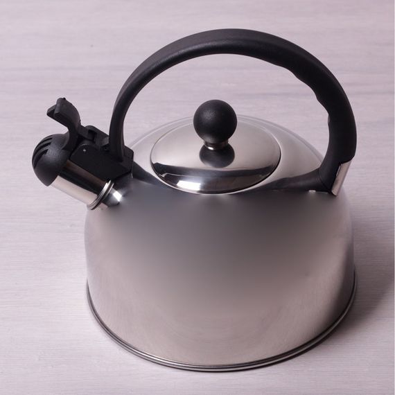 Чайник зі свистком Kamille KM-0679 2.5 л сріблястий | Зображення 3