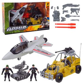 Игрушечный набор Военный Bambi BL2315 военный транспорт, аксессуары