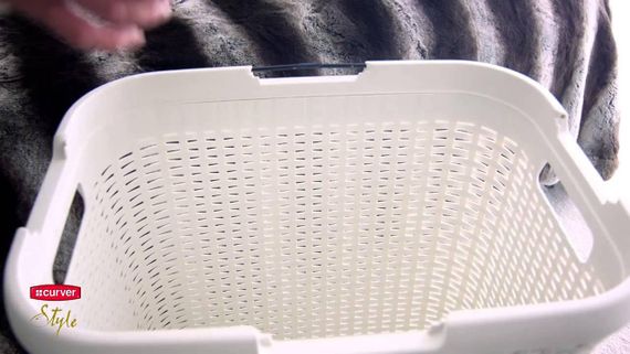 Корзина для белья пластиковая Curver Natural Style 40 л 00709 кремовая, прочная и удобная | Зображення 2