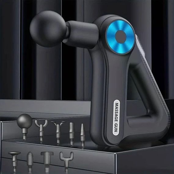 Массажный пистолет INSPIRE SL-8891 • Перкуссионный массажер для тела с 9 насадками и регулировкой интенсивности | Зображення 3