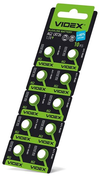 Батарейка годинникова Videx AG 2/LR726