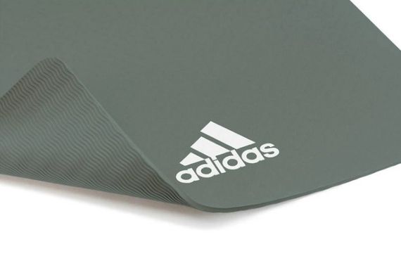 Килимок для йоги Adidas Yoga Mat темно-зелений Уні 176 х 61 х 0,8 см ADYG-10100RG | Зображення 1