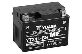 Аккумулятор МОТО Yuasa 12V 3Ah MF VRLA Battery AGM YTX4L-BS(сухозаряжений)