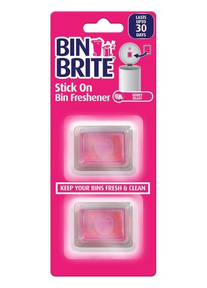 Освіжувач для смітєвого бака Bin Brite Stick on Bin Freshener Berry Blast 2 x 5 г