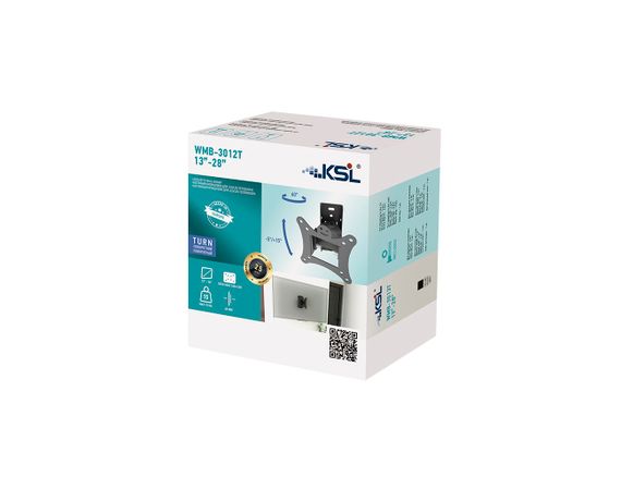Наклонно-поворотное крепление для ТВ 13-28&quot; KSL WMB-3012T (WMB-3012T) | Зображення 7