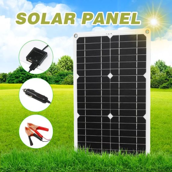 Солнечная панель 100W 12V Моно Солнечные батареи 100W | Зображення 1