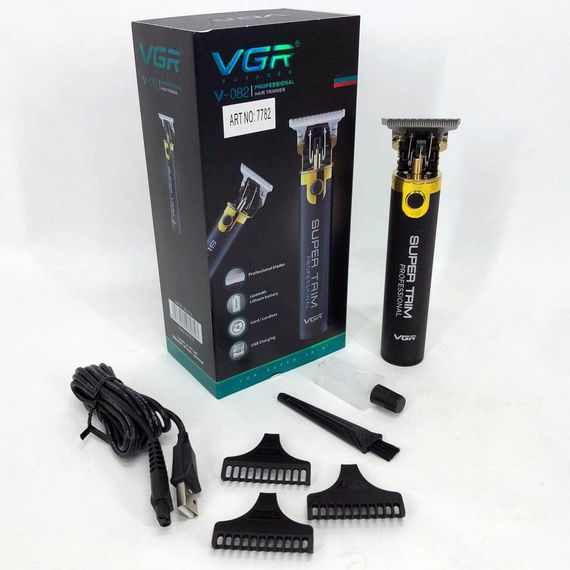 Многофункциональная аккумуляторная машинка для стрижки VGR, Машинка для стрижки волос беспроводная KM-95 | Зображення 7