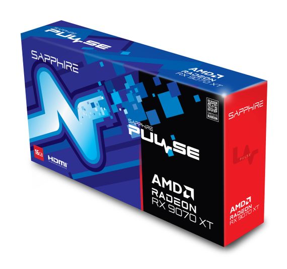 Видеокарта SAPPHIRE Radeon RX 9070 XT 16GB GDDR6 PULSE GAMING OC 11348-03-20G | Зображення 7