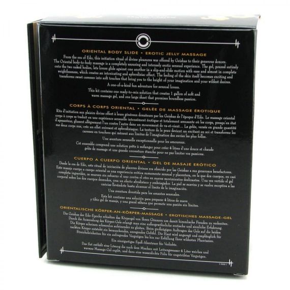 Гель для NURU-масажу Shunga Oriental Body-to-Body – Sparkling Strawberry Wine плюс простирадло | Зображення 4