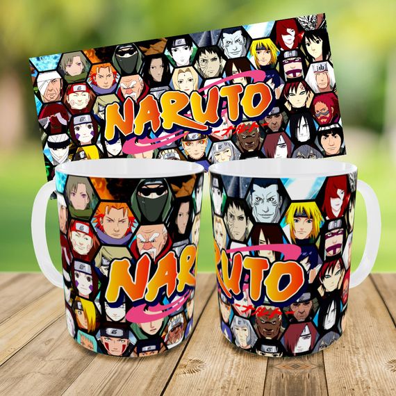 Набір дитячий Аніме Наруто Акацукі рюкзак 36х27см сумка-бананка, кружка з принтом для хлопчика (01646) | Зображення 8