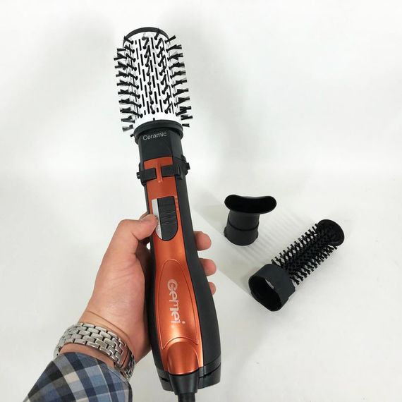 Фен-стайлер для сушіння волосся Gemei, Фен-стайлер для укладання, Хороший фен Щітка сушка волосся OC-35 | Зображення 2