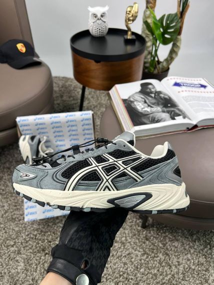 Чоловічі кросівки ASICS Gel-Kahana TR V4 Grey Black White (замша , текстиль) весна / літо / осінь 45 28,5 | Зображення 3