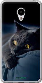 Чохол на Meizu M3s Димчастий кіт "825t-943-2448"