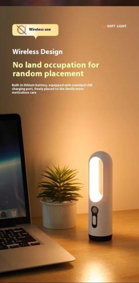 AiQUE SmartLight 2-in-1 — портативний світлодіодний нічник з датчиком руху та ручним режимом | Зображення 6