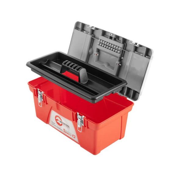 Ящик для інструменту з металевими замками, 18" 480*250*230 мм INTERTOOL BX-0518 | Зображення 3