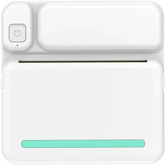 Портативний термопринтер з Bluetooth + рулон термопаперу, C19 / Міні принтер для друку