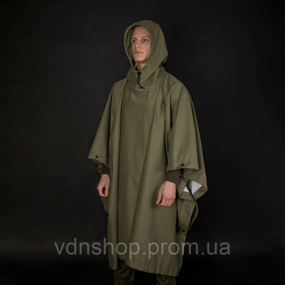 Пончо камуфляж, Дощовик пончо чоловічий камуфляж, Тактичне із захистом від дощу Плащ намет UX-24 | Зображення 7