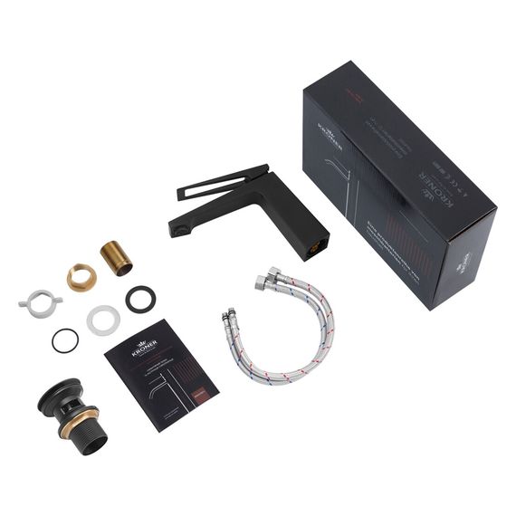 Змішувач для раковини Kroner KRP Ersel - SCH0110BV з донним клапаном (CV035473) | Зображення 7