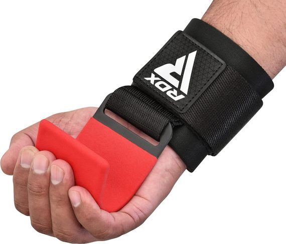 Гаки для тяги на зап'ястя RDX W5 Gym Hook Strap Red Plus | Зображення 3