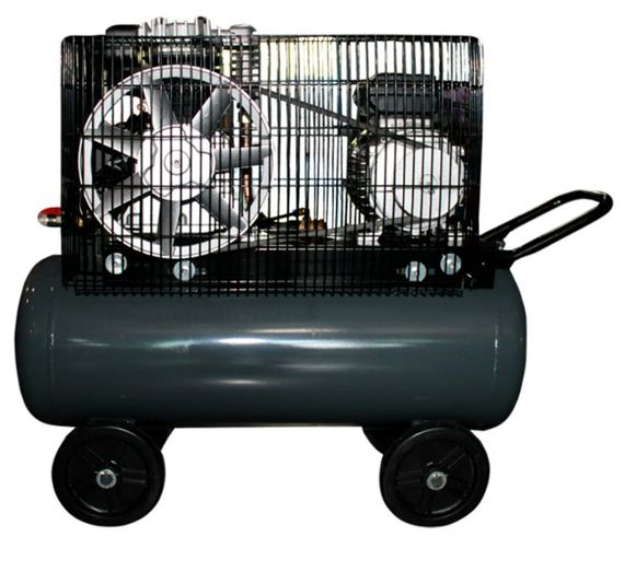 Поршневий повітряний компресор 50 л GTM KCH2070A-50L ремінний | Зображення 1