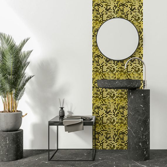 Мозаїка дзеркальна 298х298х4,5мм Золото SW-00002372 | Зображення 4