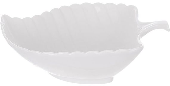 Салатники порцелянові "White City Лист", набір 2 салатники 23х17см