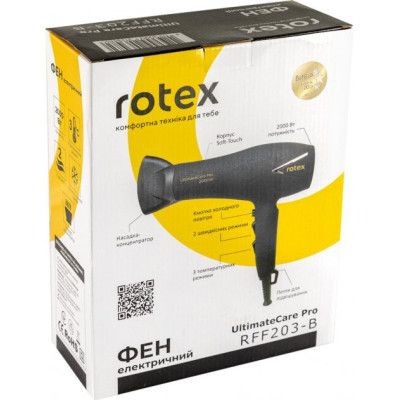 Фен Rotex RFF203-B | Зображення 2