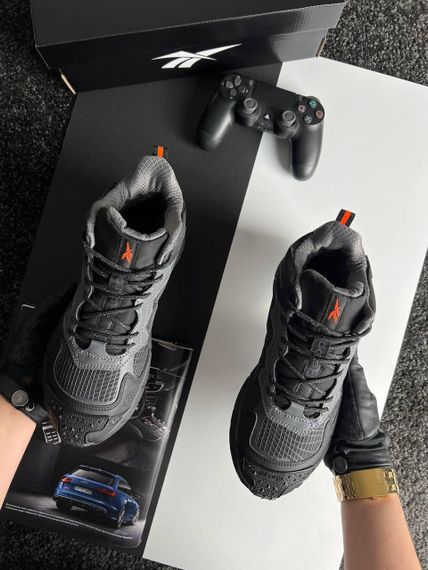 Мужские зимние кроссовки Zig Kinetica 2.5 Edge Black Grey Orange Fur  , Вьетнам 44 28.0 см | Зображення 7