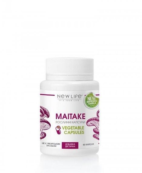 Майтаке капсули 500 мг. №60. Рослинні капсули.
