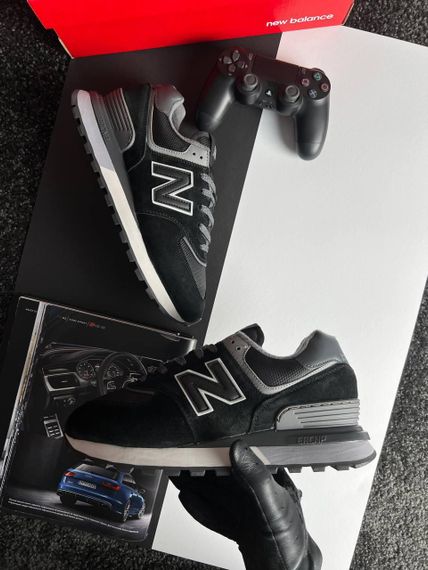 Чоловічі кросівки N-e-w 574 Black White , В'єтнам термо-21 45 29 см | Зображення 1