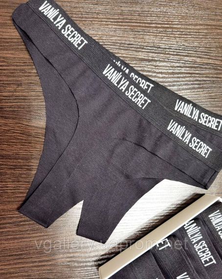 Жіночі чорні стрінги Vanilya Secret , жіночі стрінги Ваніла Сикрет, стрінги жіночі чорні універсальні | Зображення 5
